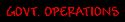 govt. operations